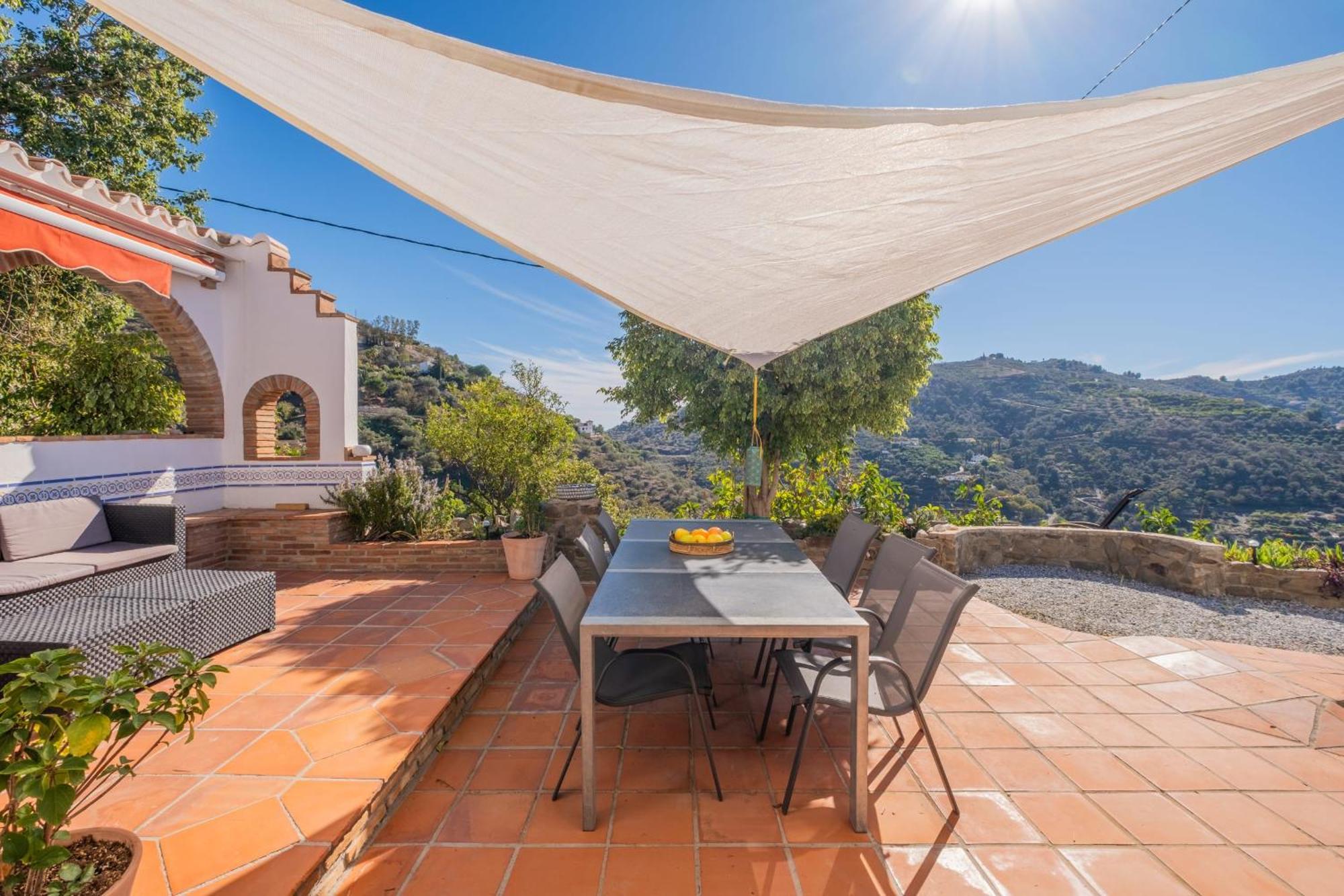 Casa La Siesta Villa With Magical View Own Pool Малага Экстерьер фото